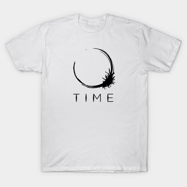 Arrival - Time Black T-Shirt by AO01